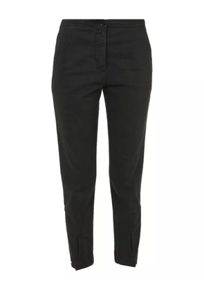 ASPESI button-fastening cropped trousers - Black