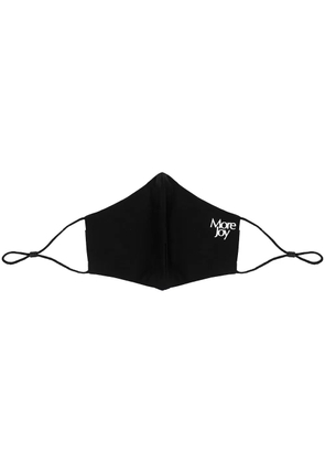 More Joy logo print face mask - Black