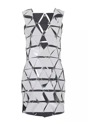 Rabanne Assembly mini dress - Silver