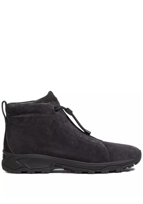 Zegna Triple Stitch Vetta suede boots - Blue