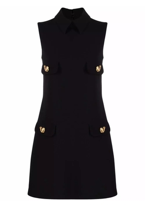 Moschino button-embellished sleeveless dress - Black