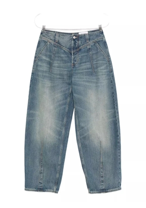 Alexander McQueen whiskering-effect jeans - Blue
