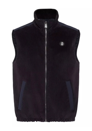 Billionaire logo-patch gilet - Blue