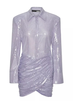 ROTATE BIRGER CHRISTENSEN sequin-embellished mini dress - Purple