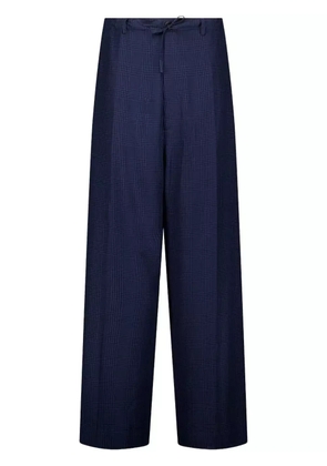 Balenciaga fluid tailored pants - Blue
