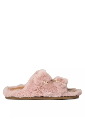 ALIBI embellished flat sandals - Pink