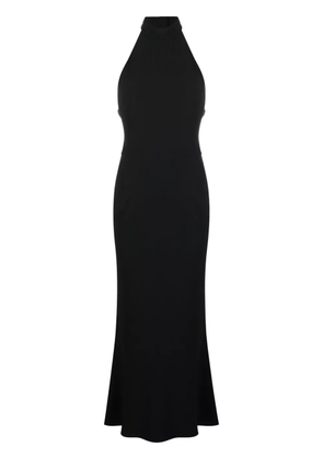 Alexander McQueen halterneck midi dress - Black