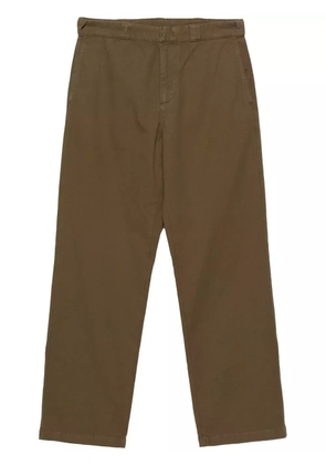 ASPESI twill straight-leg trousers - Brown