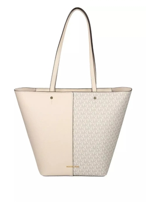 Michael Michael Kors monogram panel tote bag - Neutrals