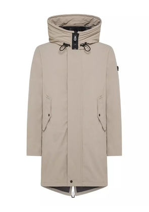 Peuterey hooded drawstring parka coat - Neutrals