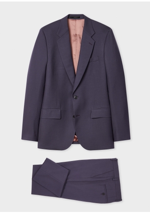 Paul Smith The Mayfair - Dark Purple Wool 'A Suit To Travel In'