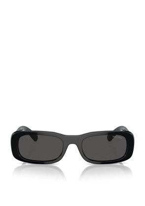 Miu Miu Acetate Rectangular Sunglasses