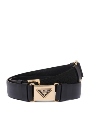 Prada Leather Triangle Belt