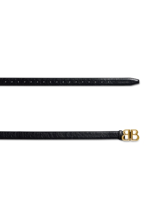 Balenciaga Calfskin Logo Belt