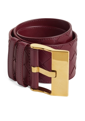 Bottega Veneta Large Calfskin Intrecciato Watch Belt