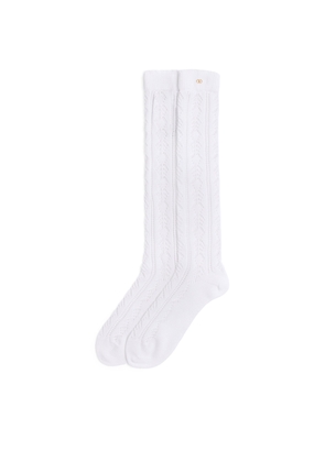 Valentino Cotton Broderie Socks