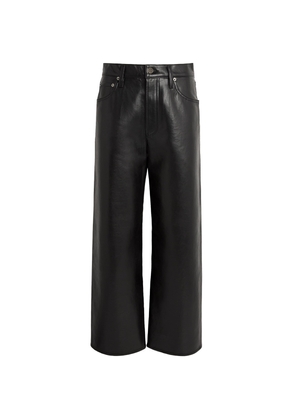 Agolde Leather-Blend Ren Jeans