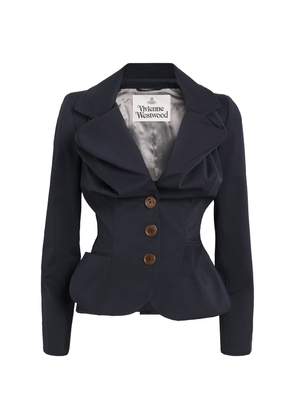 Vivienne Westwood Virgin Wool Asymmetric Drunken Jacket