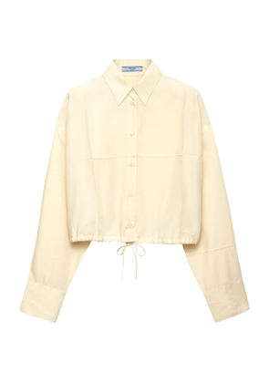 Prada Technical Canvas Oversized Shirt