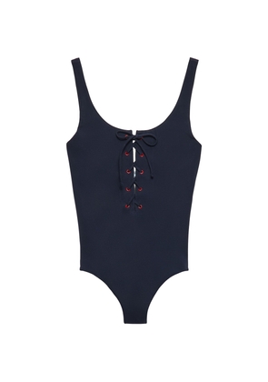 Prada Lace-Up Swimsuit