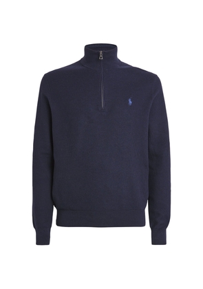 Polo Ralph Lauren Cotton Half-Zip Sweater