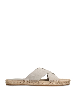 Zegna Suede Espadrille Sandals
