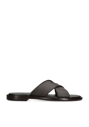 Zegna Leather Sandals