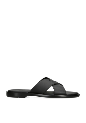 Zegna Leather Sandals