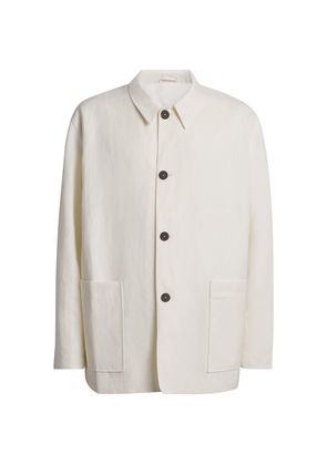 Studio Nicholson Linen-Wool Nopi Jacket
