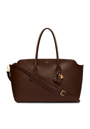 Tom Ford Leather East-West Alexander Tote Bag