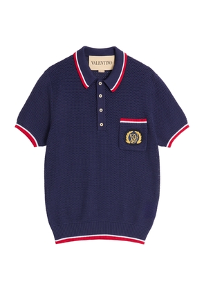 Valentino Cotton Vg Polo Shirt