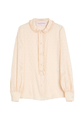 Valentino Silk Toute La V Shirt