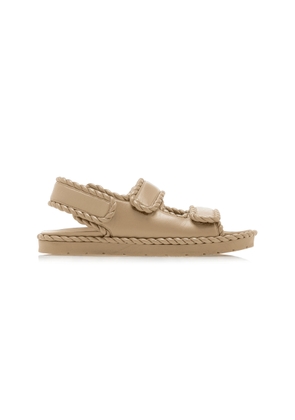 Bottega Veneta Jack Leather Slingback Sandals - Moda Operandi