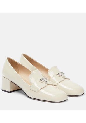 Prada Patent leather loafer pumps