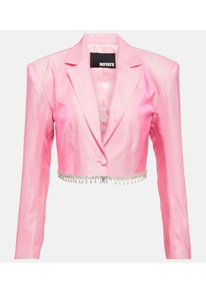 Rotate Embellished cropped blazer