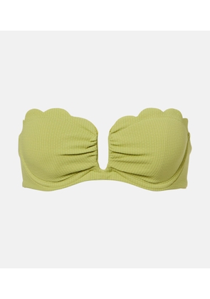 Marysia Lisbon scalloped bikini top