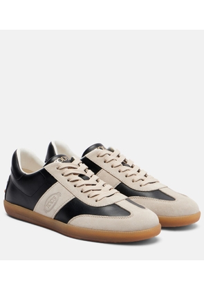 Tod's Tabs leather and suede sneakers