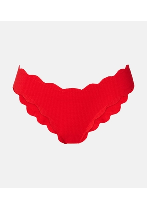 Marysia High Antibes scalloped bikini bottoms