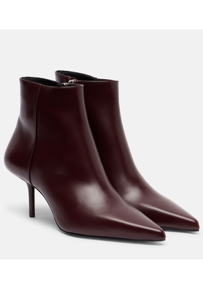 Max Mara Lightbootie 65 leather ankle boots