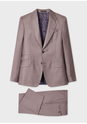 Paul Smith Washed Lilac Wool Suit Purple