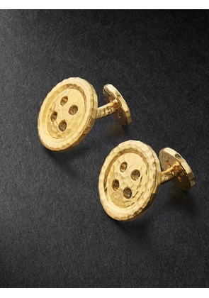 OCTAVIA ELIZABETH - Button 18-Karat Gold Cufflinks - Men - Gold