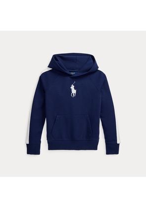 Striped Big Pony French Terry Hoodie