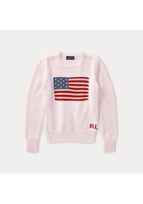 Flag Cotton Crewneck Jumper
