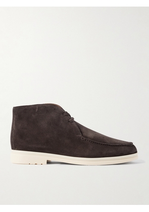 Loro Piana - Walk and Walk Suede Chukka Boots - Men - Brown - EU 40