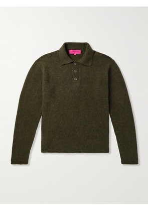 The Elder Statesman - Cashmere Polo Shirt - Men - Green - XS