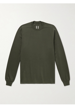 Rick Owens - Organic Cotton-Jersey Sweatshirt - Men - Green - XS