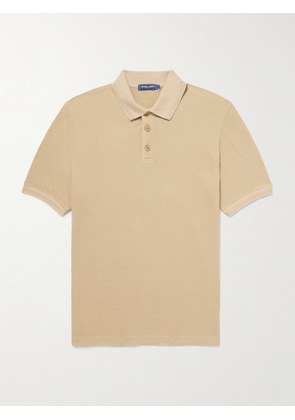 Frescobol Carioca - Horacio Modal and Linen-Blend Piqué Polo Shirt - Men - Brown - S