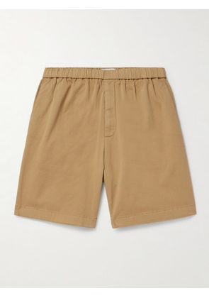 Boglioli - Straight-Leg Cotton-Blend Twill Bermuda Shorts - Men - Brown - IT 44