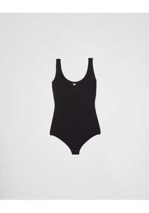 Stretch jersey bodysuit