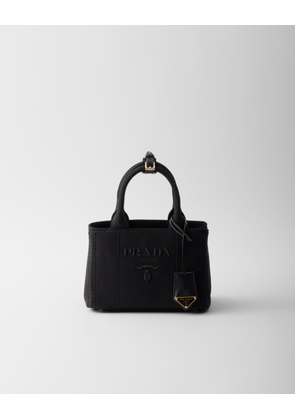 Prada Jardinière mini cotton canvas handbag